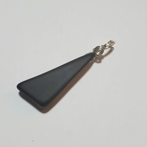 Black sea-glass necklace